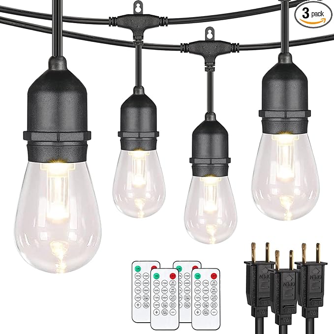 Good quality lights. Unlike many others these include a controller/dimmer which allows you to select the light color spectrum from 2700 (yellowish) to 5400 (white) as well as brightness. Brightness can be controlled by using the preset buttons 25%,50%,75%,100% or incrementally with the  /- buttons. There' a timer feature which will turn the lights off in 30/60/120/240 minutes. Set up was easy and each light has a sturdy plastic tab to hang from a nail or small hook. The only negatives are: po