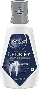 Crest Pro Health Densify Fluoride Mouthwash, Alcohol Free, Cavity Prevention, Strengthens Tooth Enamel, Clean Mint, 946mL (32 fl oz)