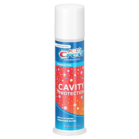 Crest Kid's Cavity Protection Toothpaste Pump (children and toddlers 2 ), Sparkle Fun Flavor, 4.2 ounces