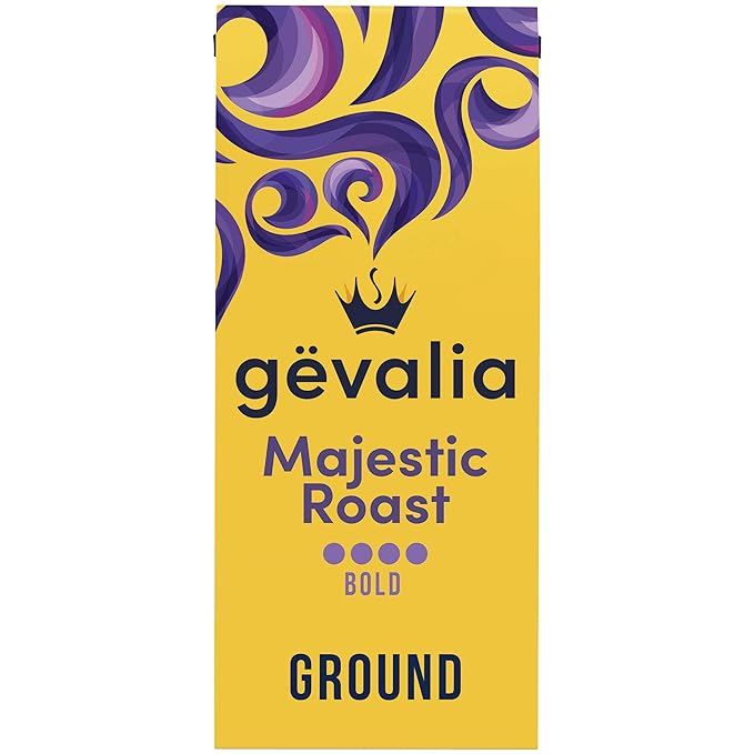 Gevalia Majestic Roast Bold Dark Roast Ground Coffee (12 oz Bag)