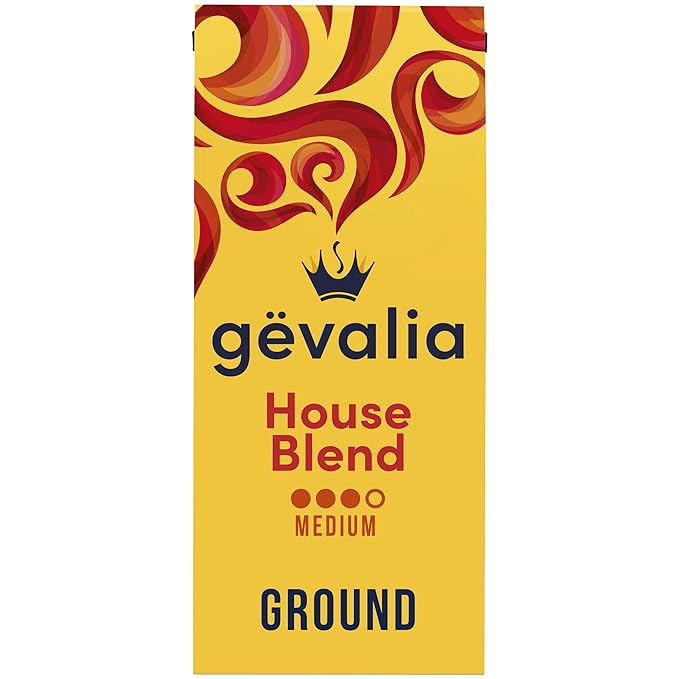 Gevalia House Blend Medium Roast Ground Coffee (12 oz Bag)