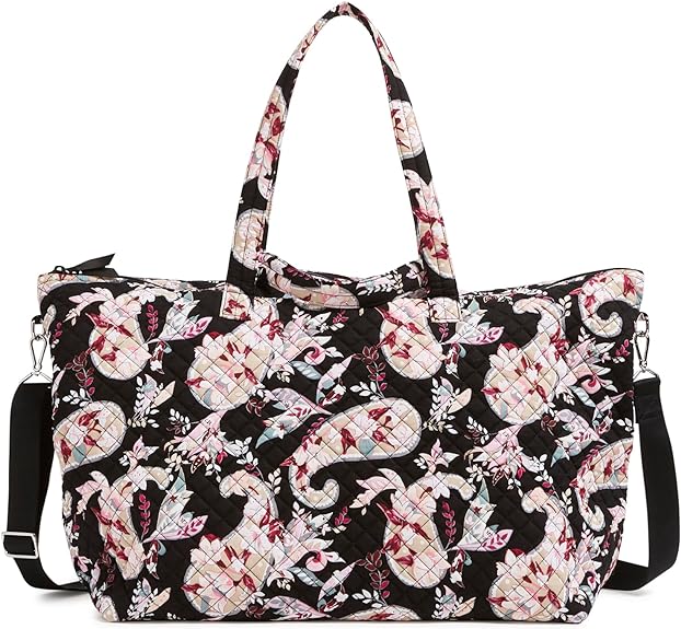 Vera Bradley Women' Cotton Overnight Tote Travel Bag