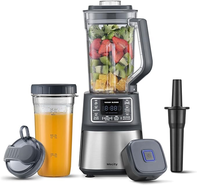 Mecity Countertop Blender with Vacuum Pump