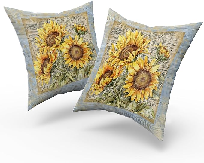 Sunflower pillow