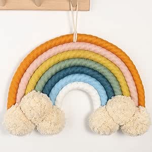 Macrame Rainbow, Rainbow Nursery Decor, Boho Rainbow Decor, Large Rainbow Wall Hanging