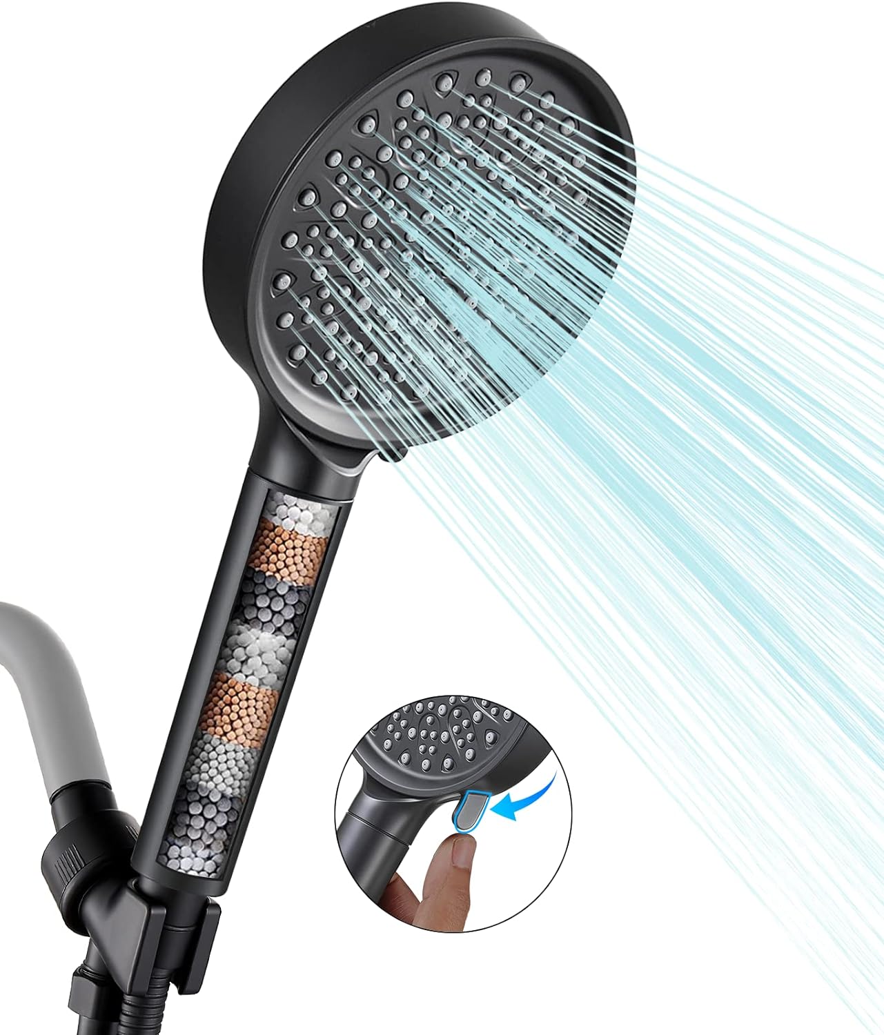 Okay, folks, let me tell you about this Ashwanth shower head I installed. It' like I've discovered a whole new world in my bathroom! Before this, I'd take a shower once a month, maybe. It was a chore, like doing taxes. But now I'm in there twice a day, and on Sundays, it' a full-on shower marathon!This thing isn't just a shower head; it' like my own personal rain cloud. I step in, and voila! I'm under a mini waterfall. It' so fancy, it feels like I'm in one of those expensive spa retreats. 