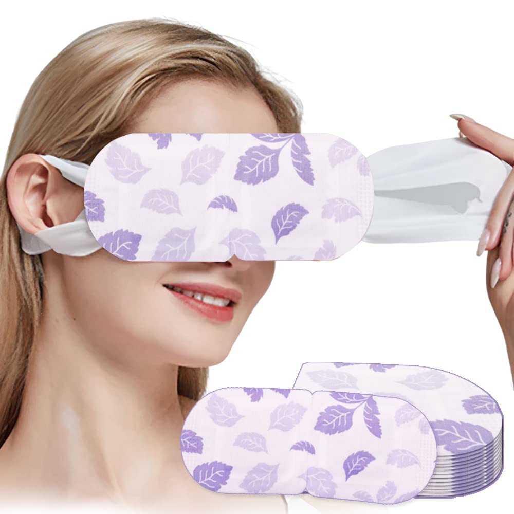 coldpa 10 Packs Steam Eye Mask, Sleeps Better Self Heating Gentle Steam Warm Eye Masks for Dry Eyes Dark Circles Tired Eyes, 30-60 Mins Long Lasting Spa Treatment for eyes