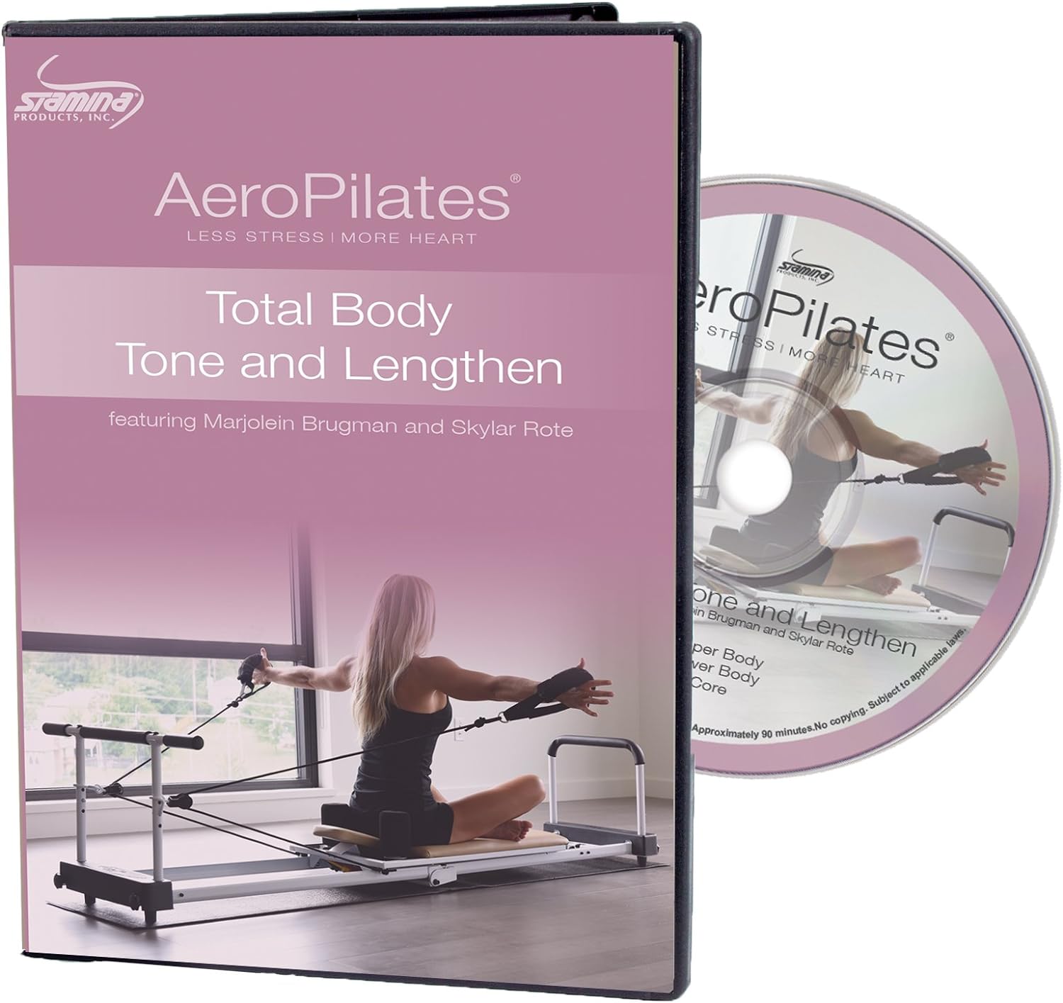 Stamina AeroPilates 3-in-1 Total Body Tone and Lengthen Workout DVD