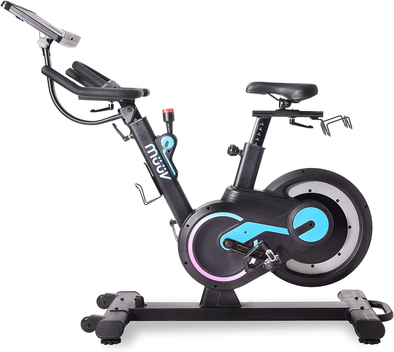 Stamina mv Bike - Exercise Bike with Wireless Bluetooth Smart Mount - Integrated mv App for Personalized Home Workout - Up to 330 lbs Weight Capacity