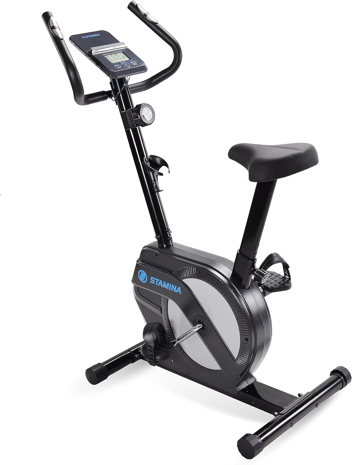 Stamina Upright Exercise Bike 1308 - Fitness Bike with Smart Workout App - Exercise Bike for Home Workout - Up to 300 lbs Weight Capacity