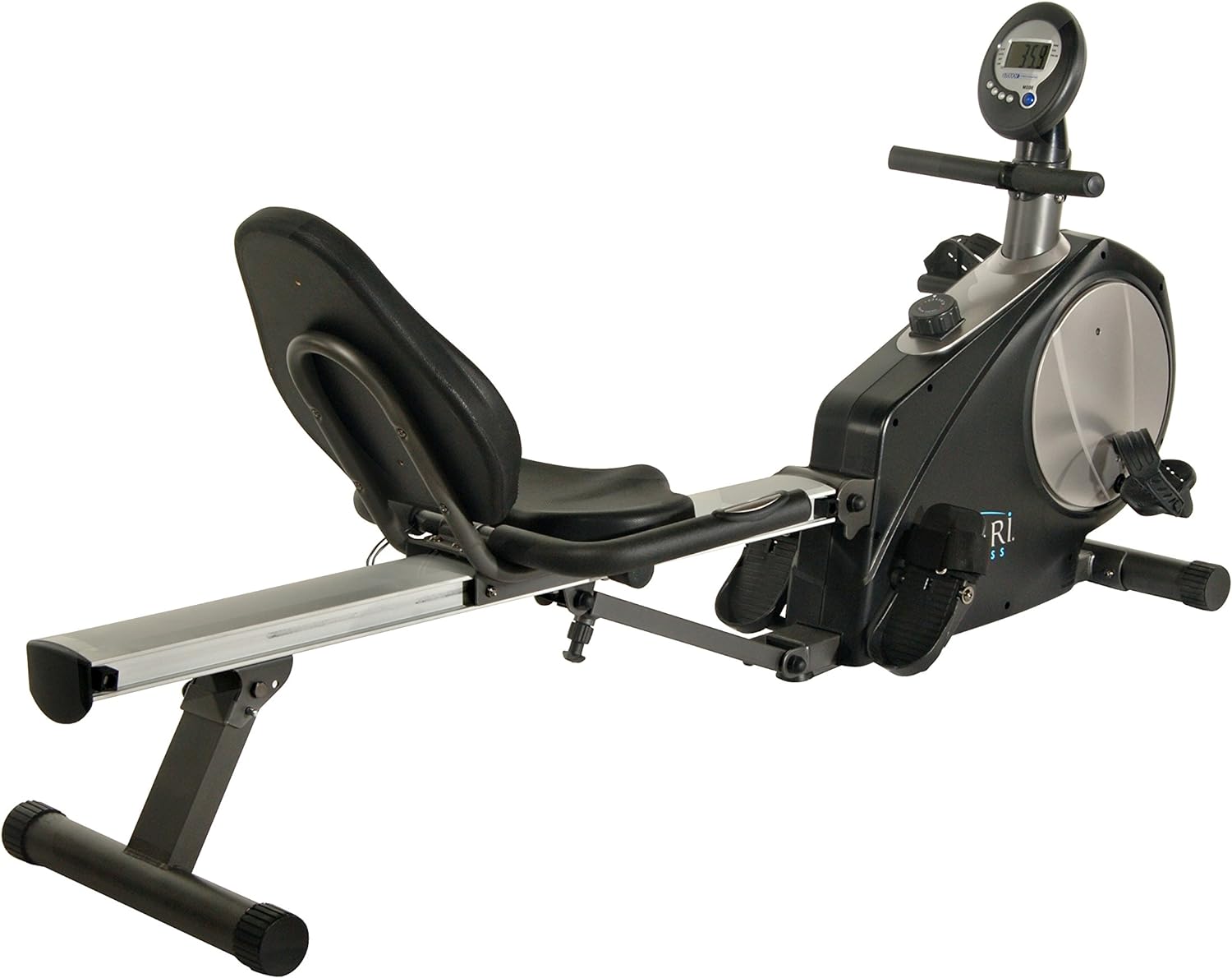 Avari Conversion II Rower/Recumbent Bike, Black - Smart Workout App, No Subscription Required - Rowing Machine and Stationary Exercise Bike