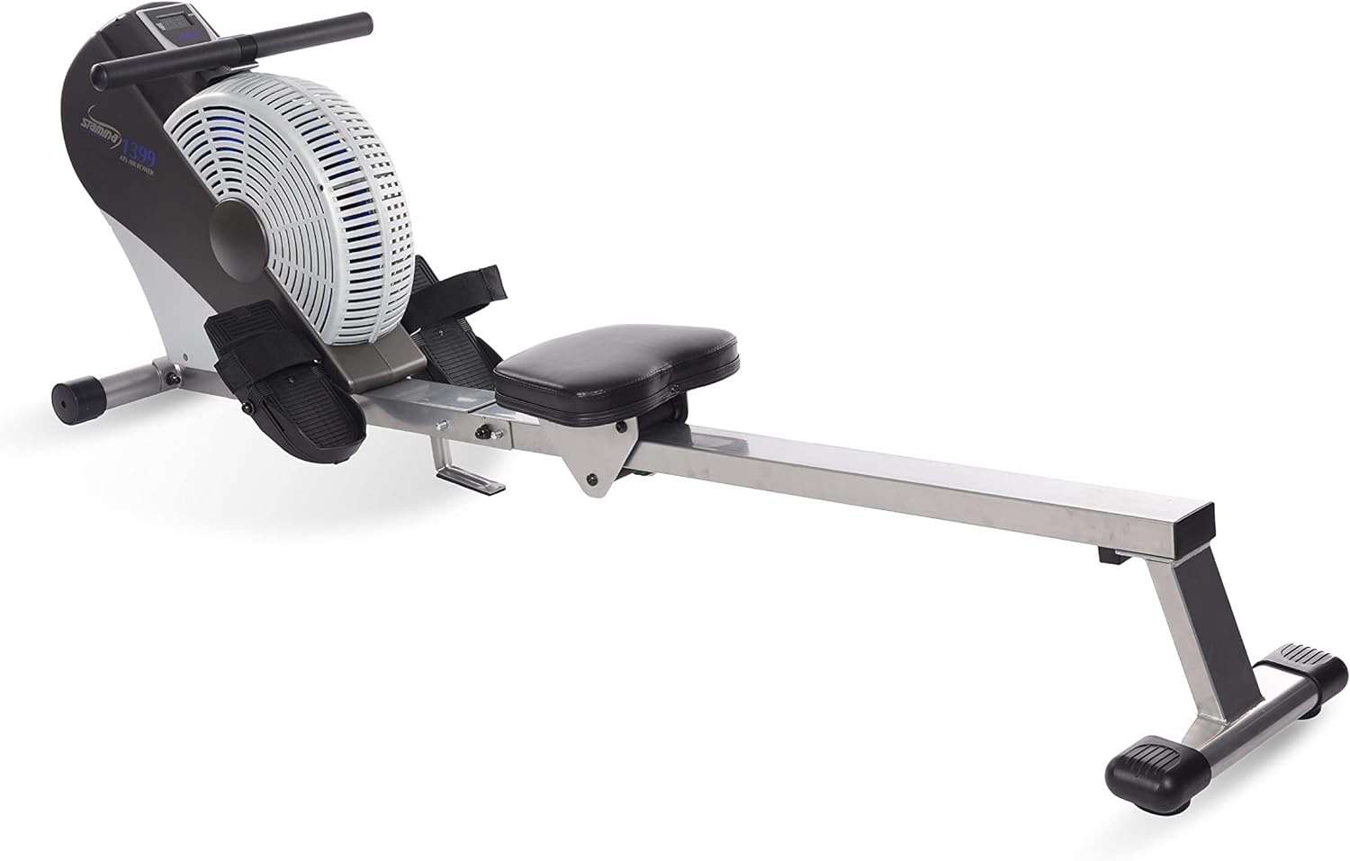 Stamina ATS Air Rower Machine with Smart Workout App - Foldable Rowing Machine with Dynamic Air Resistance for Home Gym Fitness - Up to 250 lbs Weight Capacity