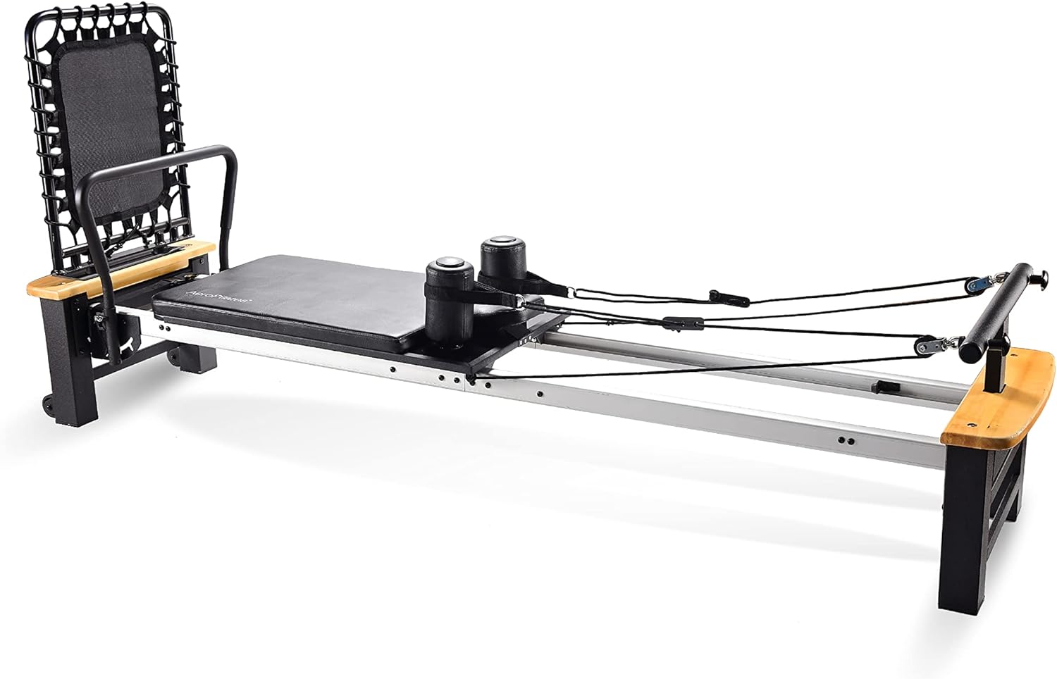 AeroPilates Pro Series Reformer - Pilates Reformer Workout Machine for Home Gym - Cardio Fitness Rebounder - Up to 300 lbs Weight Capacity