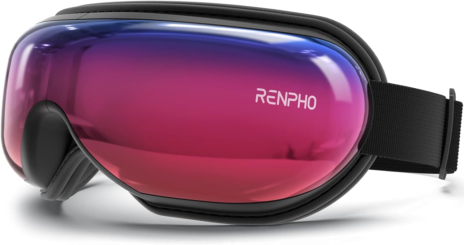 RENPHO Eyeris 1 - Eye Massager with Heat, Valentine Gifts, Heated Eye Mask for Migraines, Bluetooth Music, Eye Care Machine for Study/Work/Travel Relax, Relax Eye Strain Dark Circles Eye Bags Dry Eye