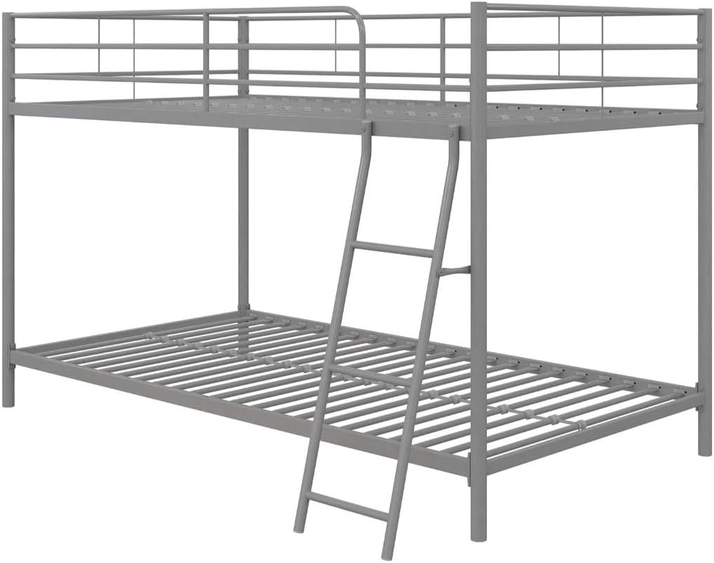 DHP Junior Bunk Bed, Twin, Silver