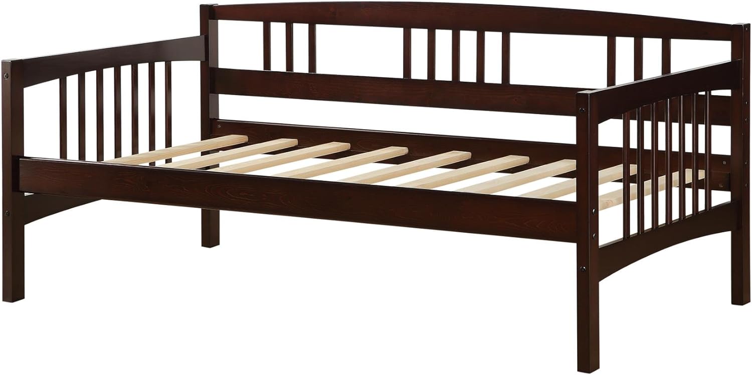 Dorel Living Kayden Daybed Solid Wood, Twin, Espresso