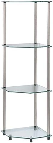 Home Square (Set of 2) 4 Tier Corner Shelf