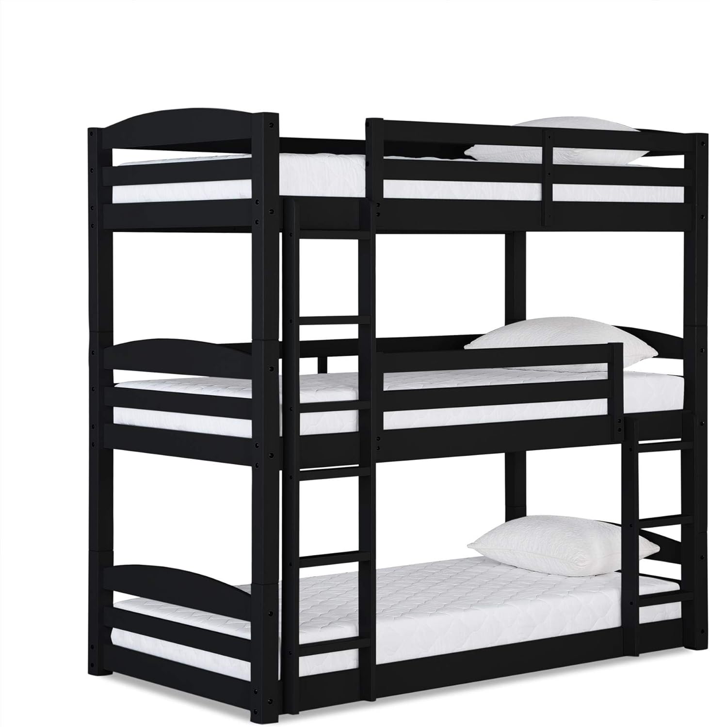 DHP Phoenix Triple Floor Bunk Bed | Black | DL7891TBBB model