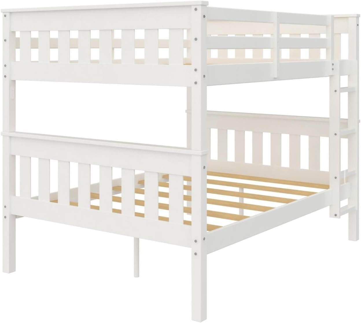 Dorel Living Moon USB, Full, White Bunk Bed