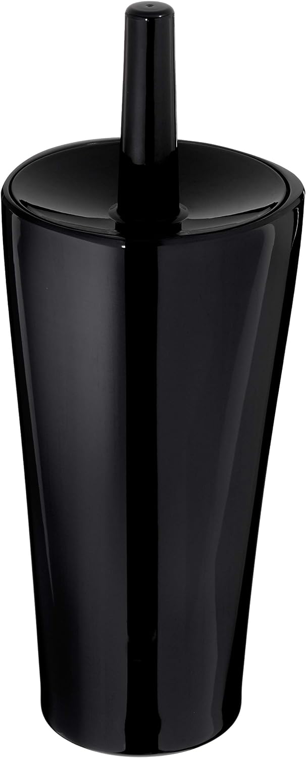 Amazon Basics Toilet Bowl Brush and Holder - Liquid Black