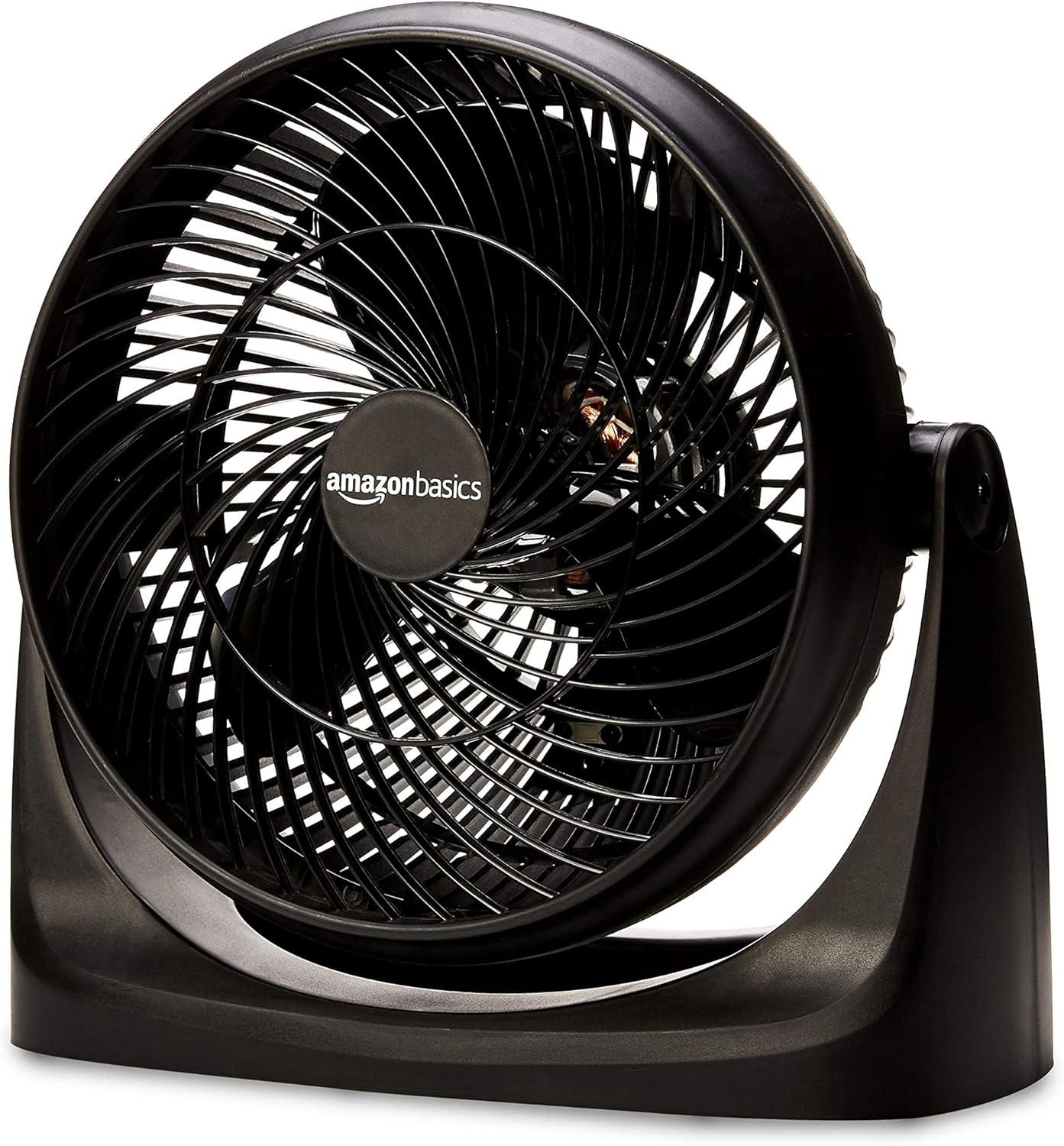 Amazon Basics 3 Speed Small Room Air Circulator Fan, 11-Inch, Blade, Black, 7.6"D x 14.8"W x 14.1"H