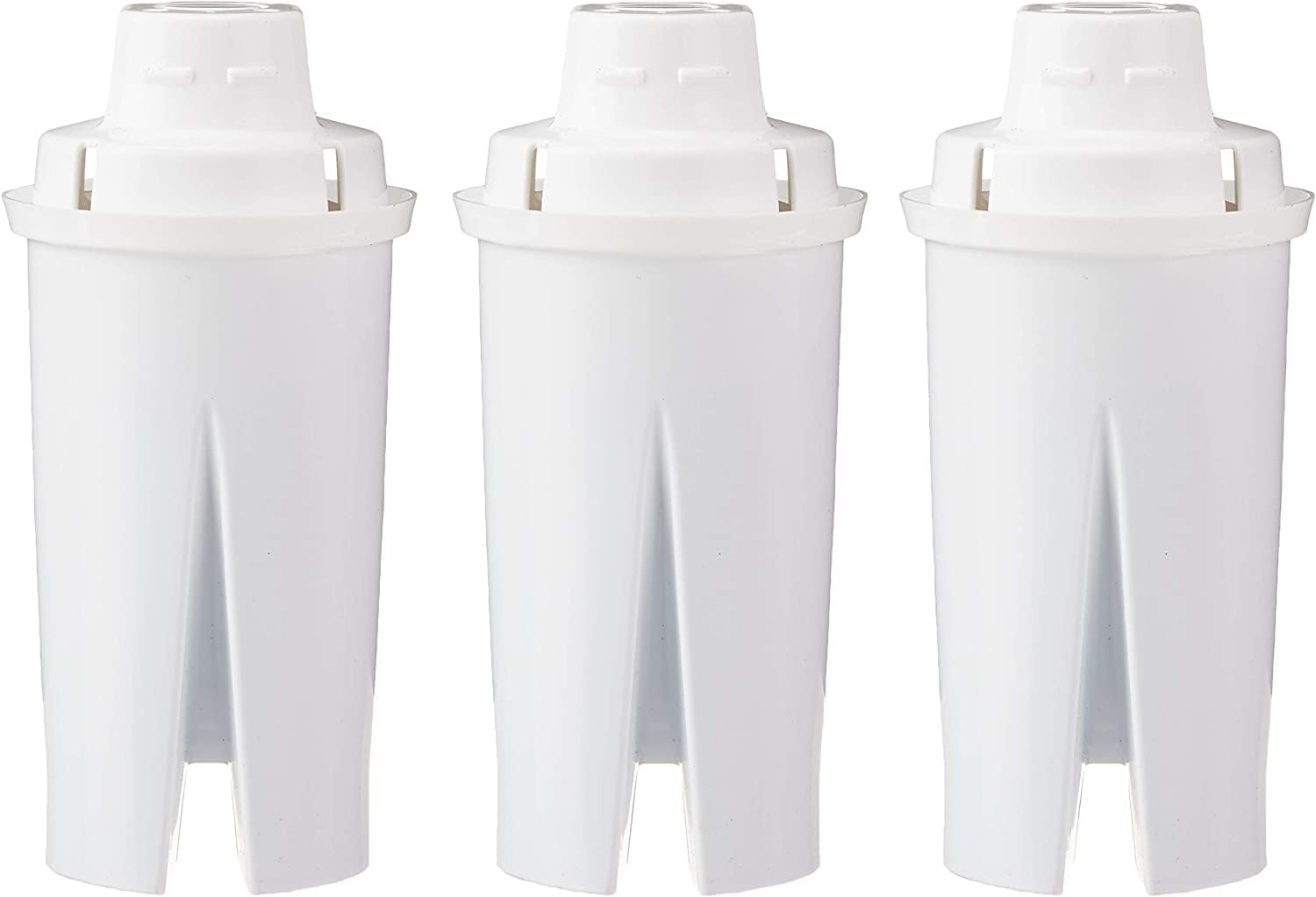 Amazon Basics Replacement Water Filters for Pitchers, Compatible with Brita, 3-Pack