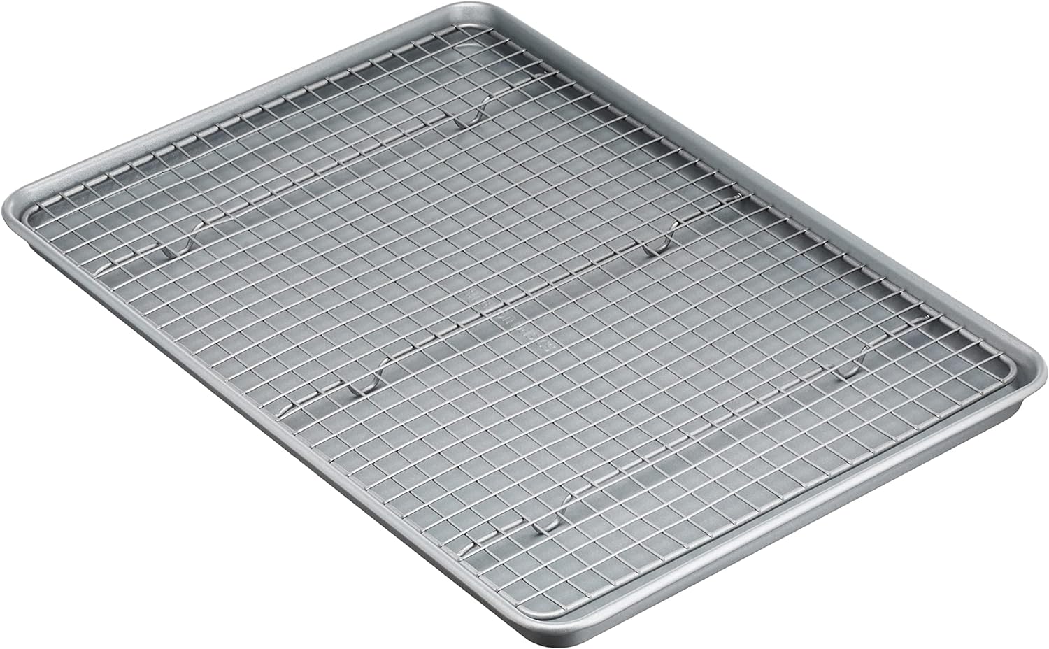 Amazon Basics Nonstick Baking Sheet & Cooling Rack Set, Half Sheet Size - 1 Pack