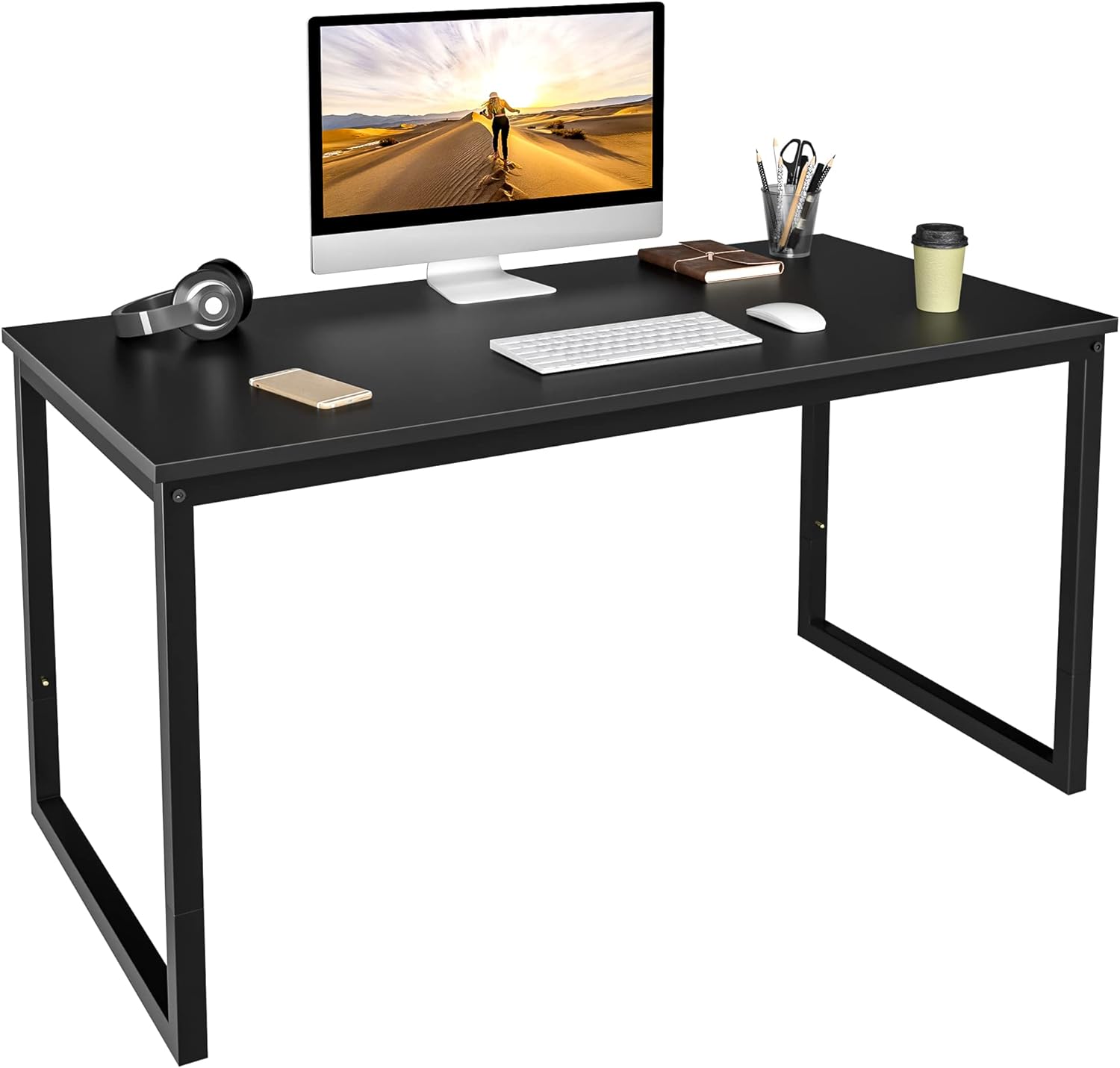 ZENY Computer Desk 47 inch, Home Office Writing Desk, Modern Simple Style Desk PC Laptop Study Student Table (47 inches)