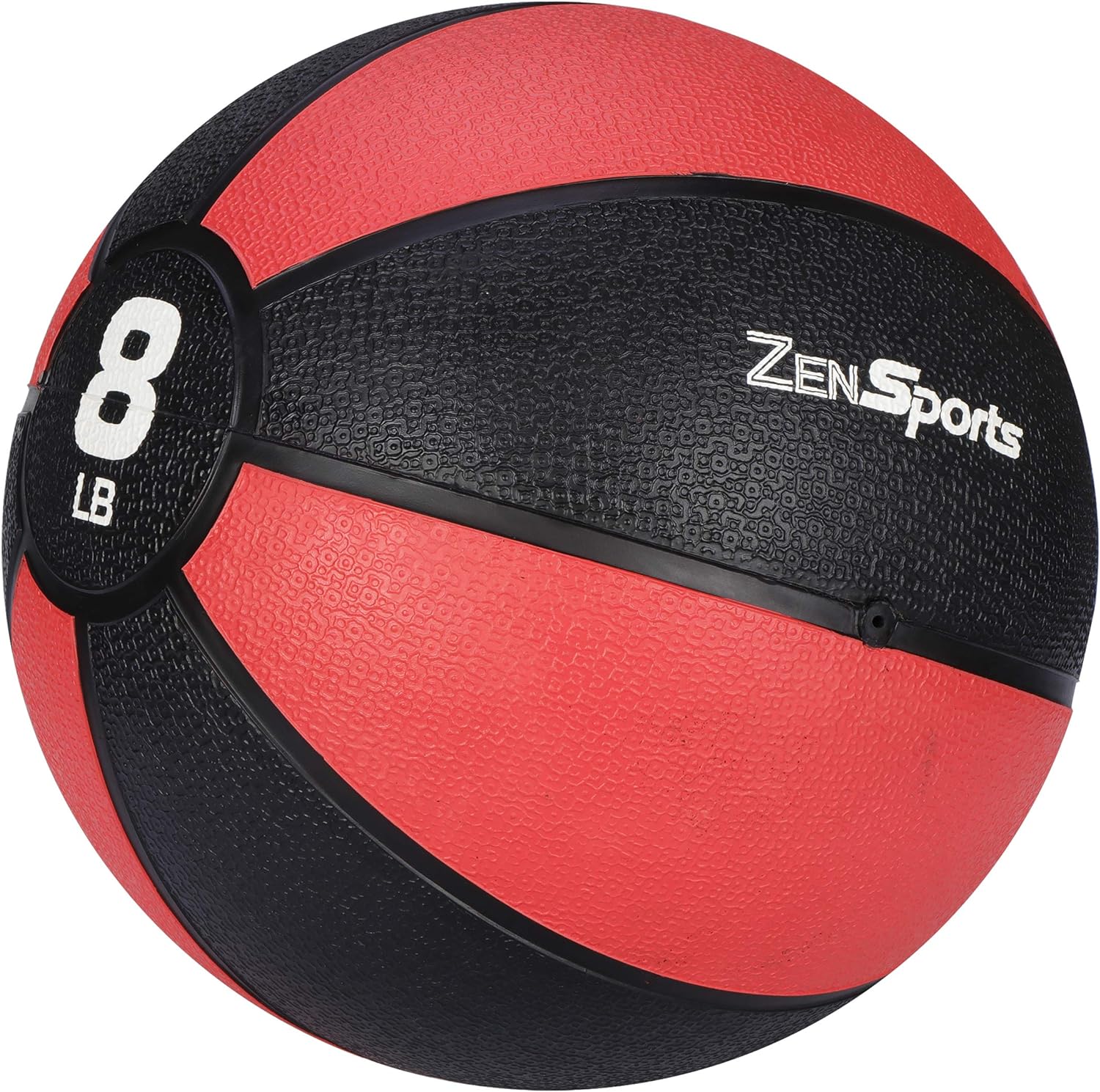 ZENY Medicine Balls 8 lb Fitness Exercise Ball Workout Weight Ball for Strength Balance Training Home Gym Cardio Equipment Durable Rubber Ball