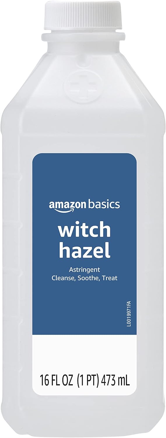 Amazon Basics Witch Hazel USP Astringent, Unscented, 16 Fluid Ounces (Previously Solimo)