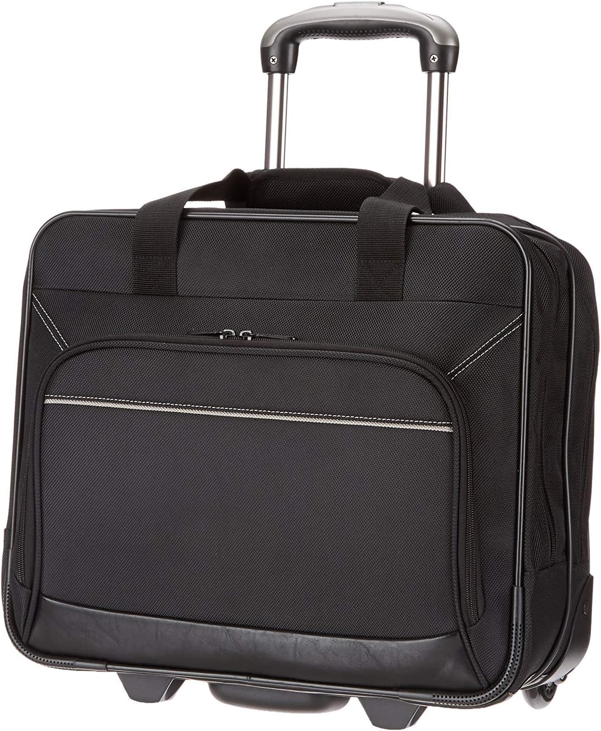 Amazon Basics Rolling Laptop Case, Black