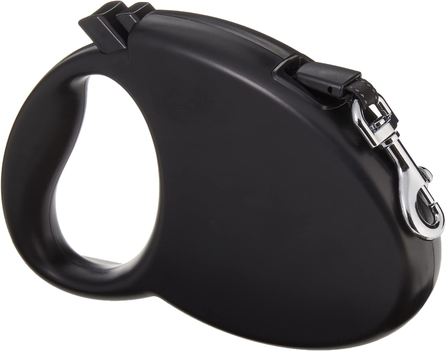 Amazon Basics Retractable Dog Leash, Large - 24ft, Black