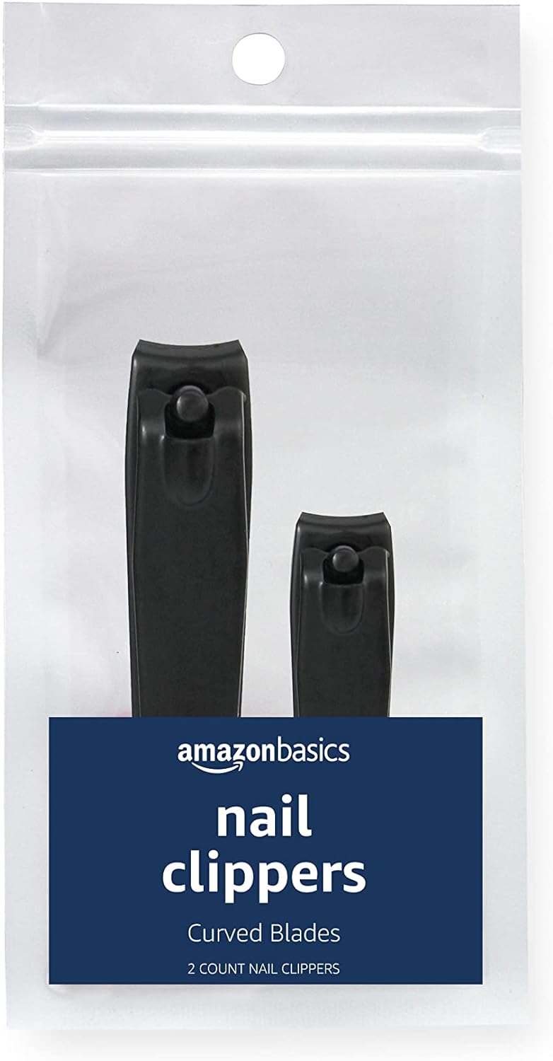 Amazon Basics Nail Clippers 2-Pack