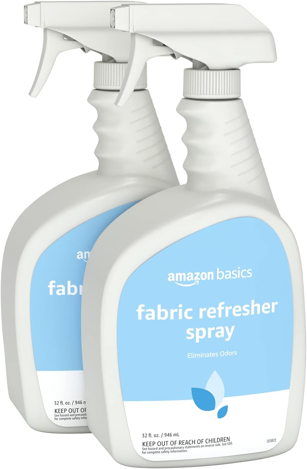 Amazon Basics Fabric Refresher Spray, Fresh Scent, 32 fl oz, Pack of 2