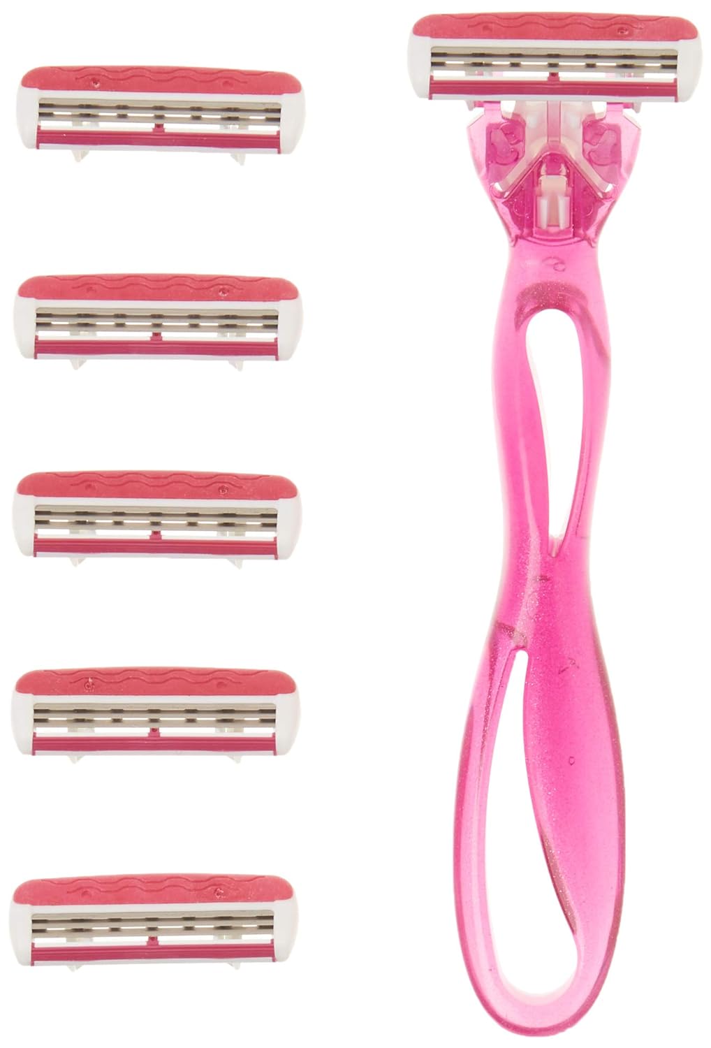 BIC Click 3 Soleil Women' Disposable Razors, 3 Blades With a Moisture Strip For a Smoother Shave, 12 Piece Razor Set
