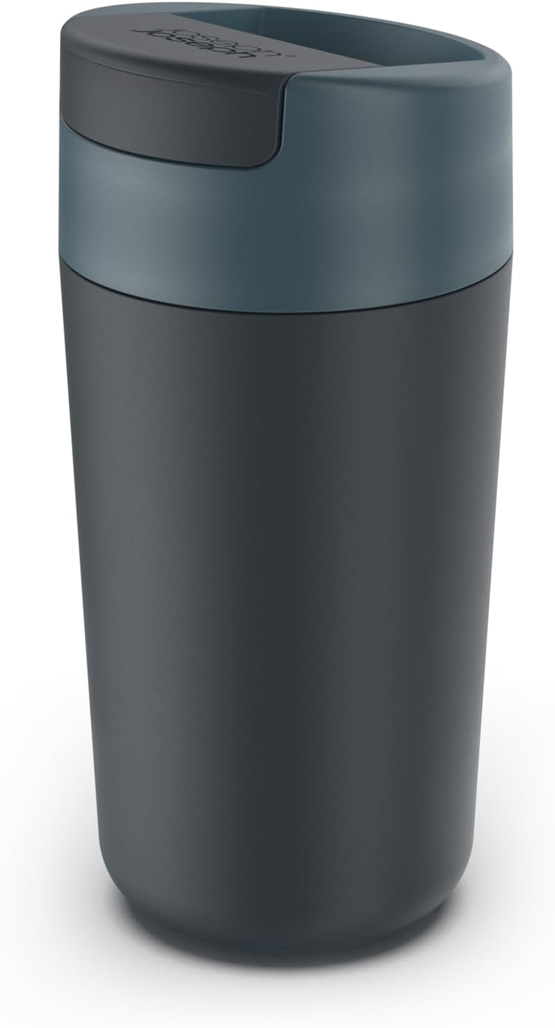 Joseph Joseph Sipp Travel Mug with Flip-top Cap - 454 ml (16 fl. oz) - Blue