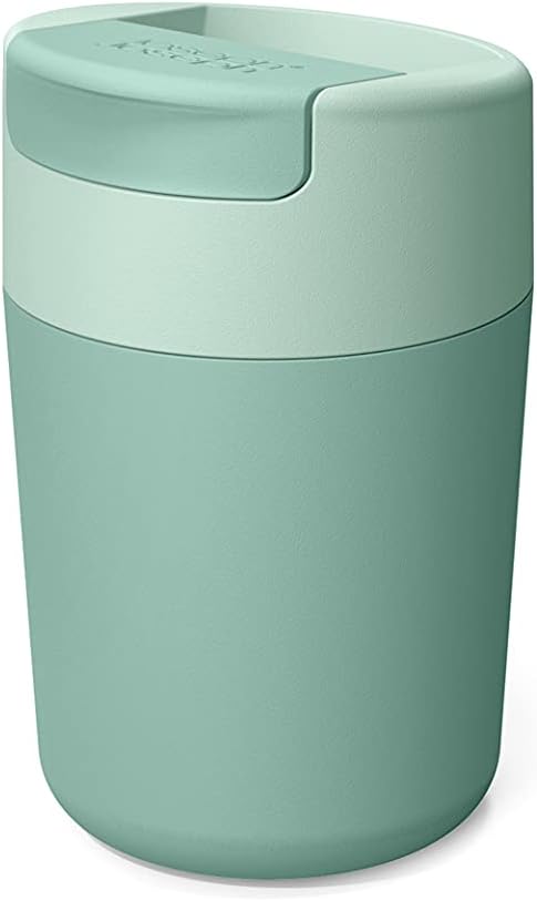 Joseph Joseph Sipp Travel Coffee Mug with Flip-top Cap - 340 ml (12 fl. oz) - Green