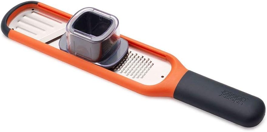 Joseph Joseph Handi-Grate 2-in-1 Grater & Slicer, Orange