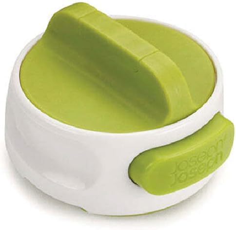 Joseph Joseph Can-Do Compact Can Opener Easy Twist Release Portable Space-Saving Manual Stainless Steel, Green