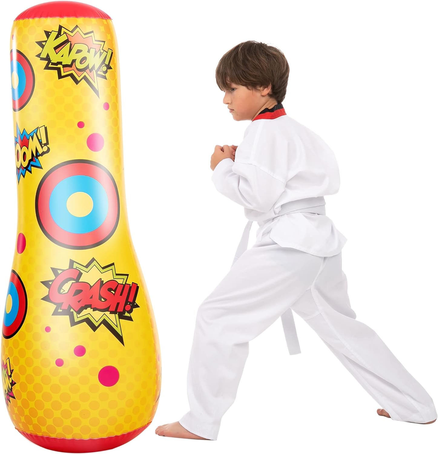 JOYIN Inflatable Bopper, 47 Inches Kids Punching Bag with Bounce-Back Action, Inflatable Punching Bag for Kids, Inflatable Toys for Kids