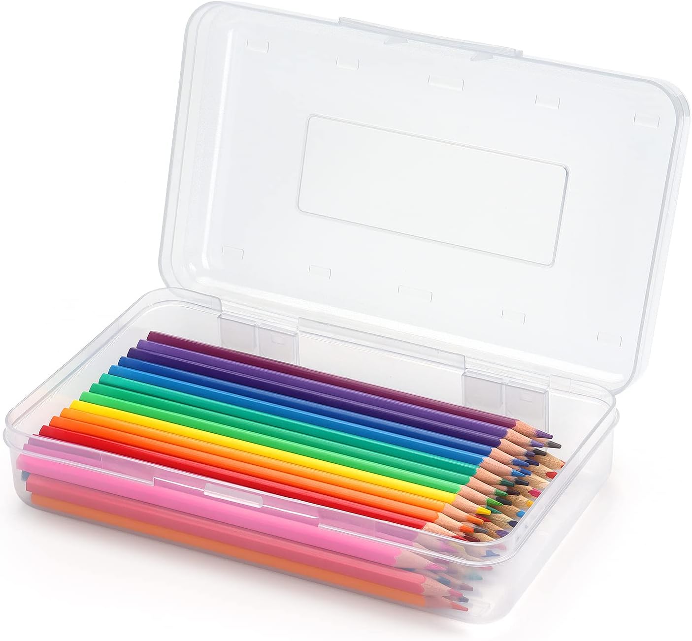 Tamakis Large Capacity Plastic Pencil Case Boxes 8870