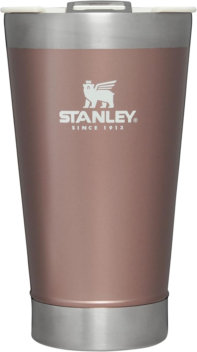 Stanley Classic Stay-Chill Beer Pint 16oz Rose Quartz Glow