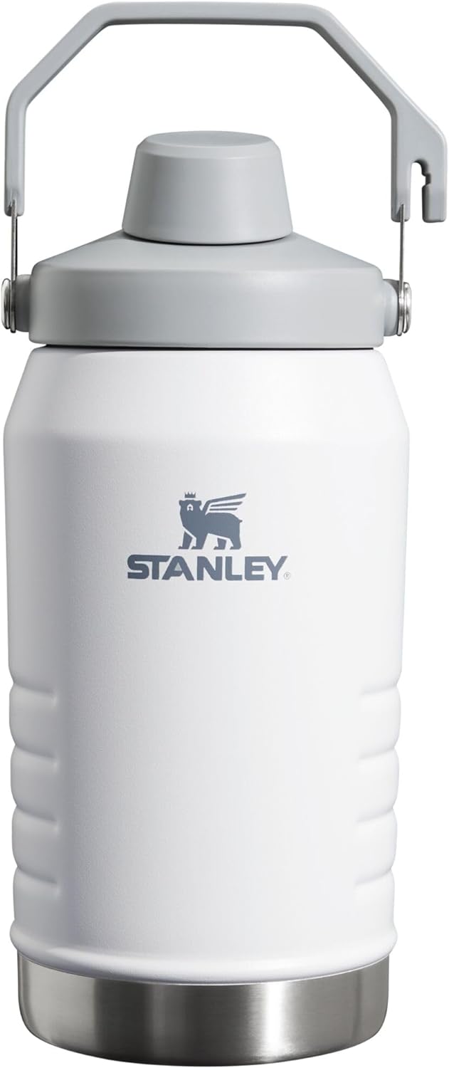 Stanley Iceflow Fast Flow Jug | Recycled Stainless Steel Water Tumbler | Keeps Drink Cold and Iced for Hours | Easy Carry Handle