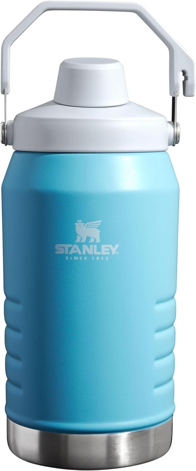 Stanley Iceflow Fast Flow Jug | Recycled Stainless Steel Water Tumbler | Keeps Drink Cold and Iced for Hours | Easy Carry Handle