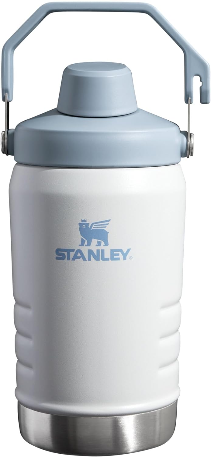 Stanley Iceflow Fast Flow Jug | Recycled Stainless Steel Water Tumbler | Keeps Drink Cold and Iced for Hours | Easy Carry Handle