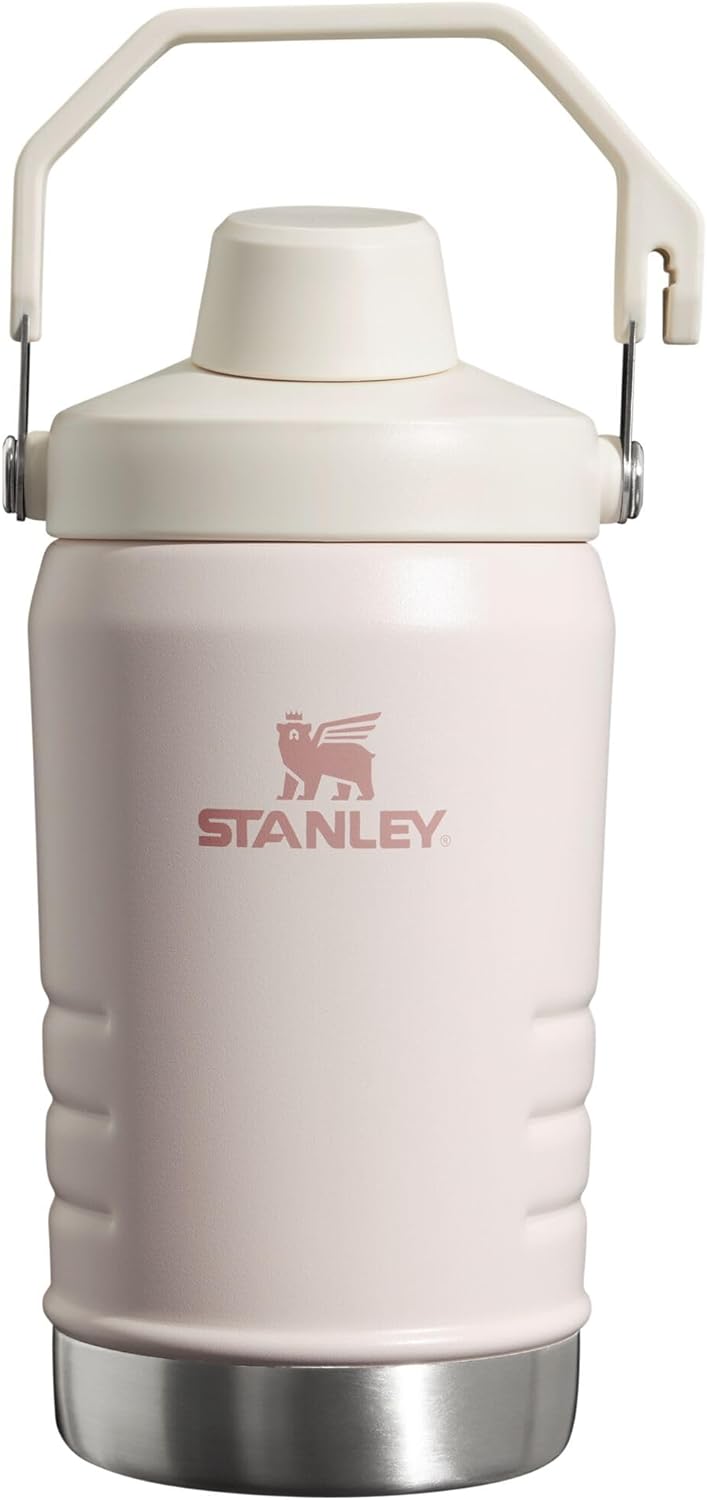 Stanley Iceflow Fast Flow Jug | Recycled Stainless Steel Water Tumbler | Keeps Drink Cold and Iced for Hours | Easy Carry Handle