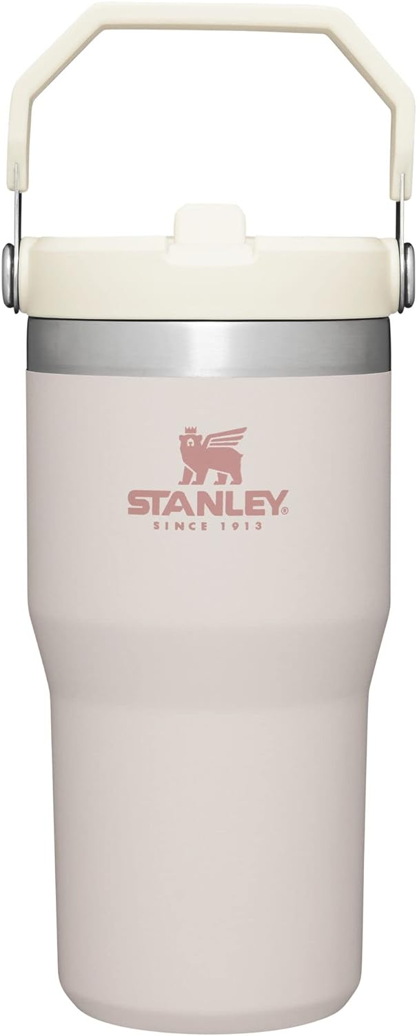 STANLEY IceFlow Stainless Steel Tumbler with Straw, Vacuum Insulated Water Bottle for Home, Office or Car, Reusable Cup with Straw Leakproof Flip