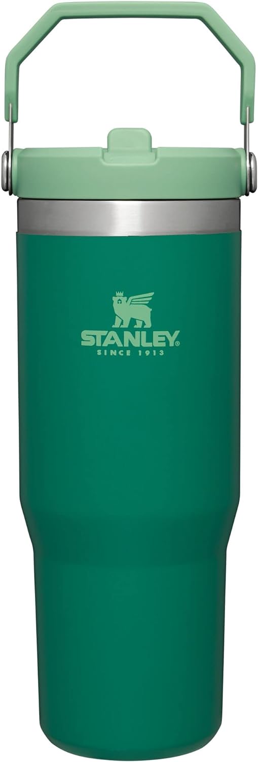 STANLEY IceFlow Stainless Steel Tumbler with Straw, Vacuum Insulated Water Bottle for Home, Office or Car, Reusable Cup with Straw Leakproof Flip