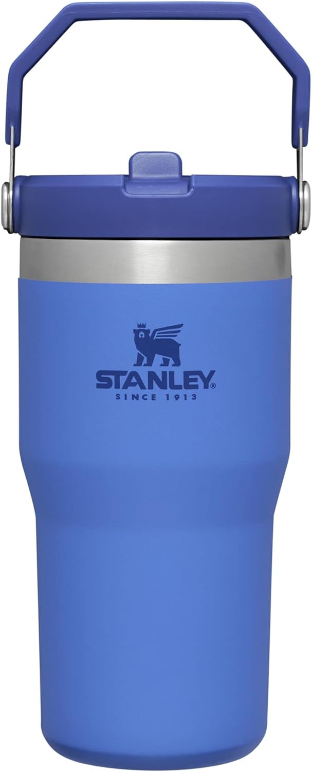 STANLEY IceFlow Stainless Steel Tumbler with Straw, Vacuum Insulated Water Bottle for Home, Office or Car, Reusable Cup with Straw Leakproof Flip