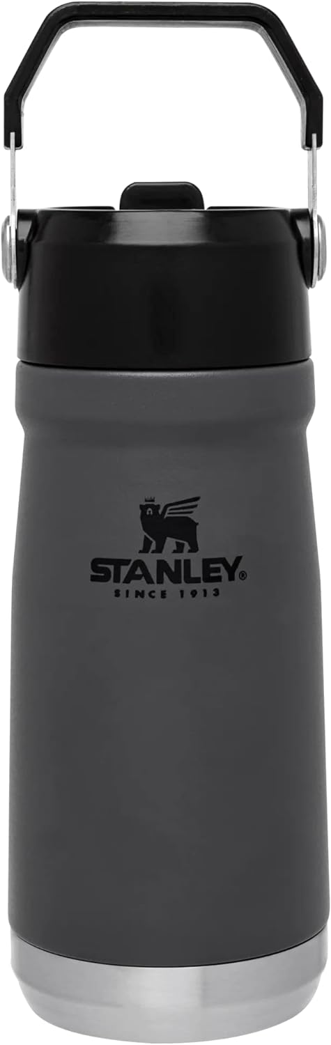 Stanley IceFlow Stainless Steel Bottle with Straw, Vacuum Insulated Water Bottle for Home, Office or Car, Reusable Leakproof Cup with Straw and Handle